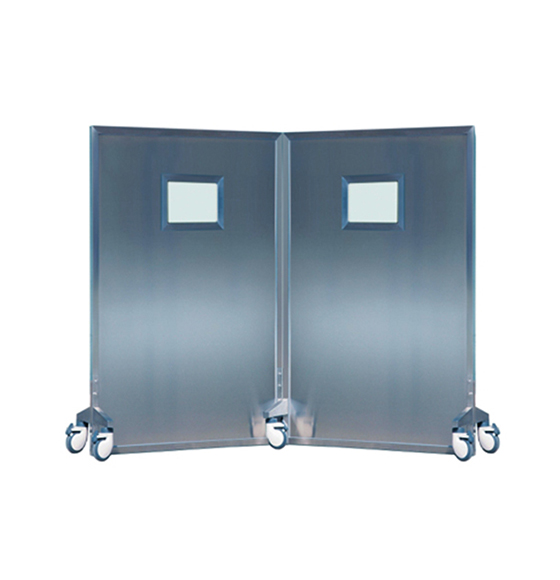 双帘落地医用铅屏风